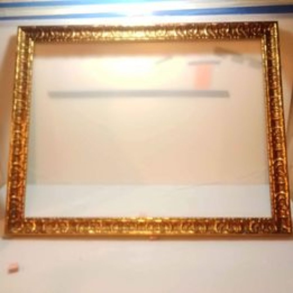 Vintage Gold Picture Frame 47" By 37"